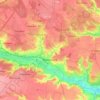 Топографічна карта Васильків, висота, рельєф