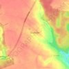 Топографічна карта Осикове, висота, рельєф