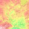 Топографічна карта Іллінойс, висота, рельєф