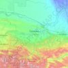 Топографічна карта Чечня, висота, рельєф