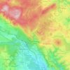 Топографічна карта Маріанські Лазні, висота, рельєф