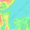 Топографічна карта Georgina, висота, рельєф