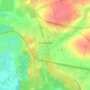Топографічна карта Безлюдівка, висота, рельєф