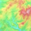 Топографічна карта Norberčany, висота, рельєф