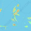 Топографічна карта Maluku Utara, висота, рельєф