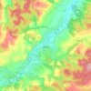 Топографічна карта Мліїв, висота, рельєф