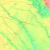 Топографічна карта Гребінківський район, висота, рельєф