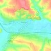 Топографічна карта Барвінкове, висота, рельєф
