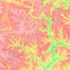 Топографічна карта Гнилий Тікич, висота, рельєф