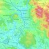 Топографічна карта Пісек, висота, рельєф