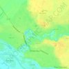 Топографічна карта Петриківка, висота, рельєф