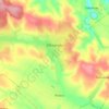 Топографічна карта Обертин, висота, рельєф