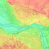 Топографічна карта Торунь, висота, рельєф