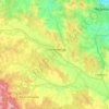 Топографічна карта Сторожинецька міська громада, висота, рельєф
