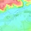 Топографічна карта Вовчанські Хутори, висота, рельєф
