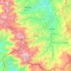 Топографічна карта Andes, висота, рельєф