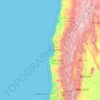 Топографічна карта Valparaíso, висота, рельєф