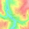 Топографічна карта Вільшанка, висота, рельєф