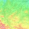 Топографічна карта Ковельський район, висота, рельєф