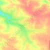 Топографічна карта Раковець, висота, рельєф