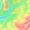 Топографічна карта Набережні Човни, висота, рельєф