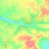 Топографічна карта Остап’є, висота, рельєф