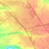 Топографічна карта Тихорєцьк, висота, рельєф