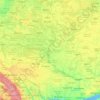 Топографічна карта Дніпро, висота, рельєф