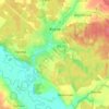 Топографічна карта Жуків, висота, рельєф