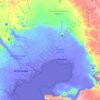 Топографічна карта Атирауська область, висота, рельєф