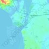 Топографічна карта Волін, висота, рельєф