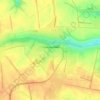 Топографічна карта Слобожанське, висота, рельєф