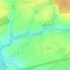 Топографічна карта крыніца Кузьмы Чорнага, висота, рельєф