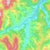 Топографічна карта Славське, висота, рельєф