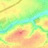 Топографічна карта Триліси, висота, рельєф
