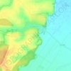 Топографічна карта Кавське, висота, рельєф