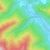 Топографічна карта Усть-Чорна, висота, рельєф