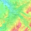 Топографічна карта Сімферопіль, висота, рельєф