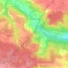 Топографічна карта Віта-Поштова, висота, рельєф