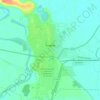 Топографічна карта Жидачів, висота, рельєф