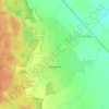 Топографічна карта Хоцьки, висота, рельєф