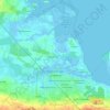 Топографічна карта Грайфсвальд, висота, рельєф