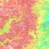 Топографічна карта Єрусалим, висота, рельєф