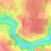 Топографічна карта Сокілець, висота, рельєф
