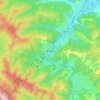 Топографічна карта Яремче, висота, рельєф