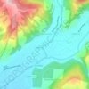 Топографічна карта Нересниця, висота, рельєф