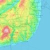 Топографічна карта Лісабон, висота, рельєф