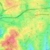 Топографічна карта Avenidas Novas, висота, рельєф