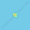 Топографічна карта острів Зміїний, висота, рельєф