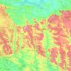 Топографічна карта Перемишлянський район, висота, рельєф